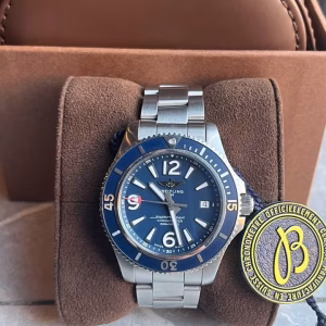 Breitling Superocean 42mm Blå Fullset Svensksåld Tillfälle!