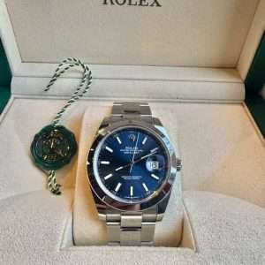 Rolex Datejust 126300 41mm Blå Fullset Tillfälle!