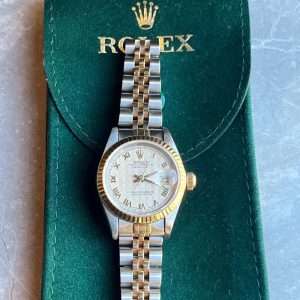 Rolex Lady-Datejust 26 G/S Pyramid Roman Dial Nyservad 2026!