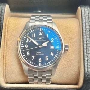 IWC Pilot Mark XX 2023 Blå 40 Automatic Fullset Nyskick!