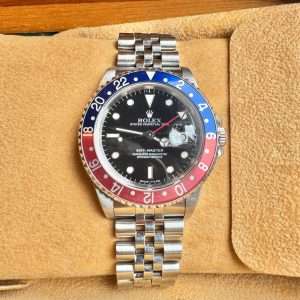 Rolex GMT-Master II 40 Pepsi Jubilee Fullset Svensksåld!