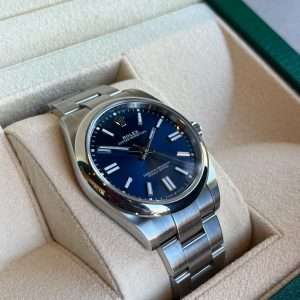 Rolex Oyster Perpetual 124300 41 Blå Fullset Toppskick Svensksåld!