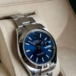 Rolex Datejust 41 Blå 126300 Fullset Svensksåld Tillfälle!