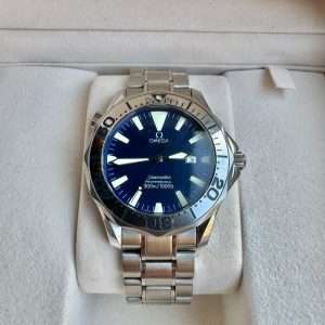 Omega Seamaster 300 Electric Blue 41mm Fullset Svensksåld 2008 Tillfälle!