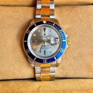 Rolex Submariner Date 40 G/S Sultan Dial Fullset Svensksåld!