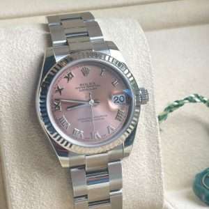 Rolex Lady-Datejust 31 178274 Vitguldsring Rosa Fullset Svensksåld!