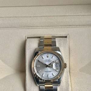 Rolex Datejust G/S 36mm 116233 Fullset Toppskick Svensksåld!