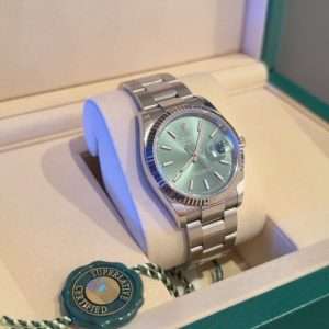 Rolex Datejust 36 Mint Green 126234 Fullset Svensksåld 2026!