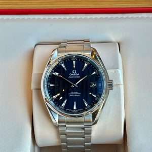 Omega Seamaster Aqua Terra 41.5mm Blå Fullset!